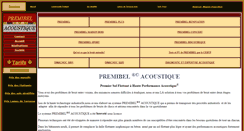 Desktop Screenshot of premibel-acoustique.eu