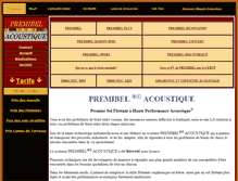 Tablet Screenshot of premibel-acoustique.eu